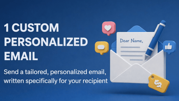 Personalized email writing